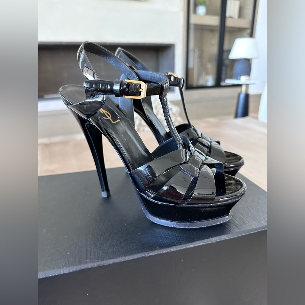 Saint Laurent YSL Patent Tribute 105mm Platform